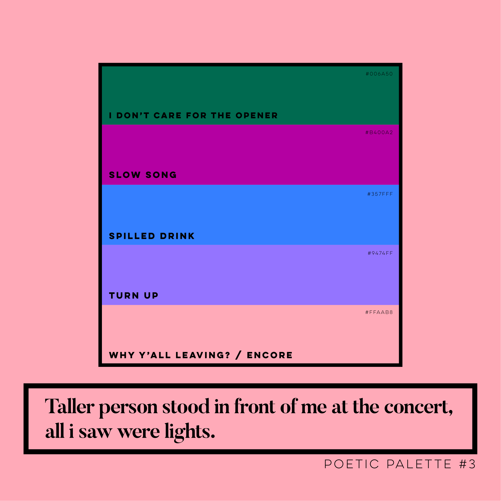 Poetic Palette #3