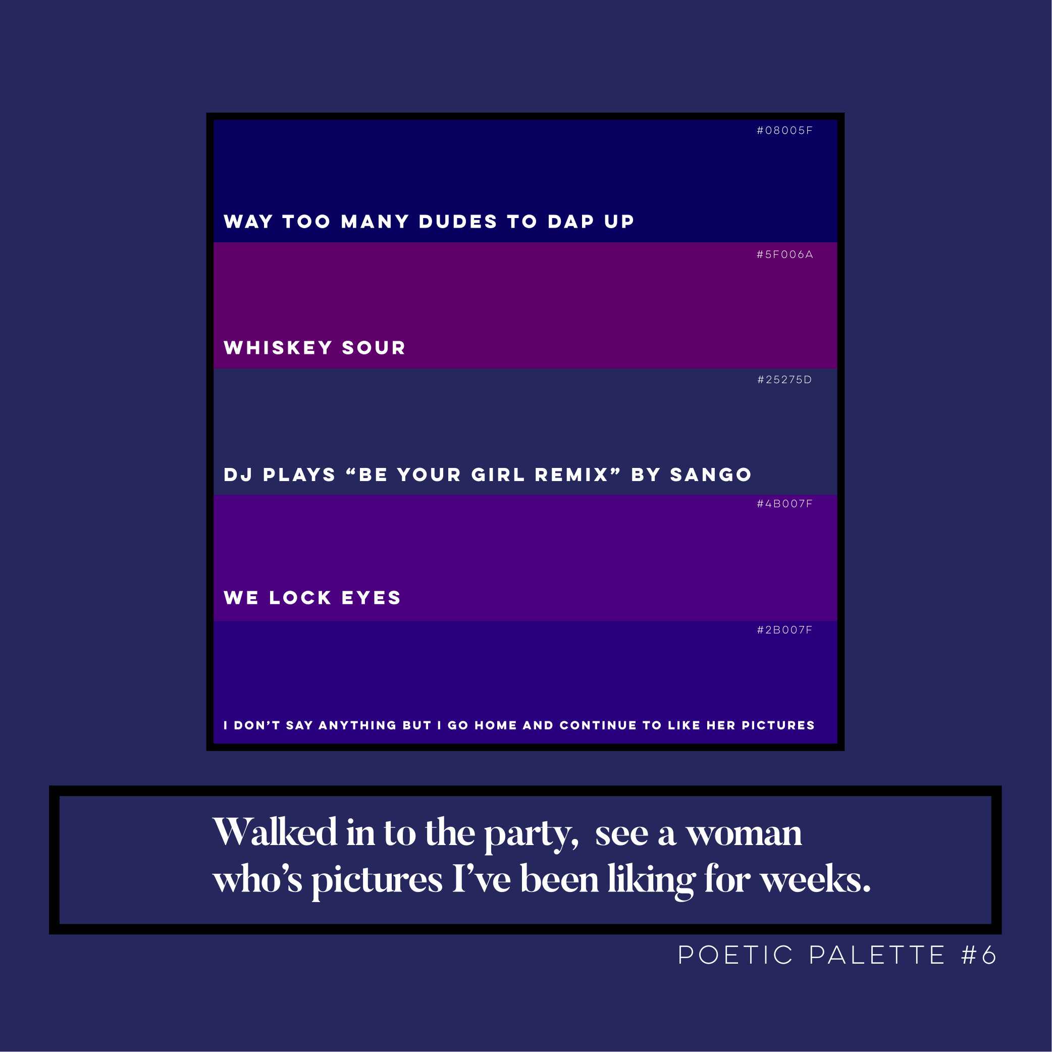 Poetic Palette #6