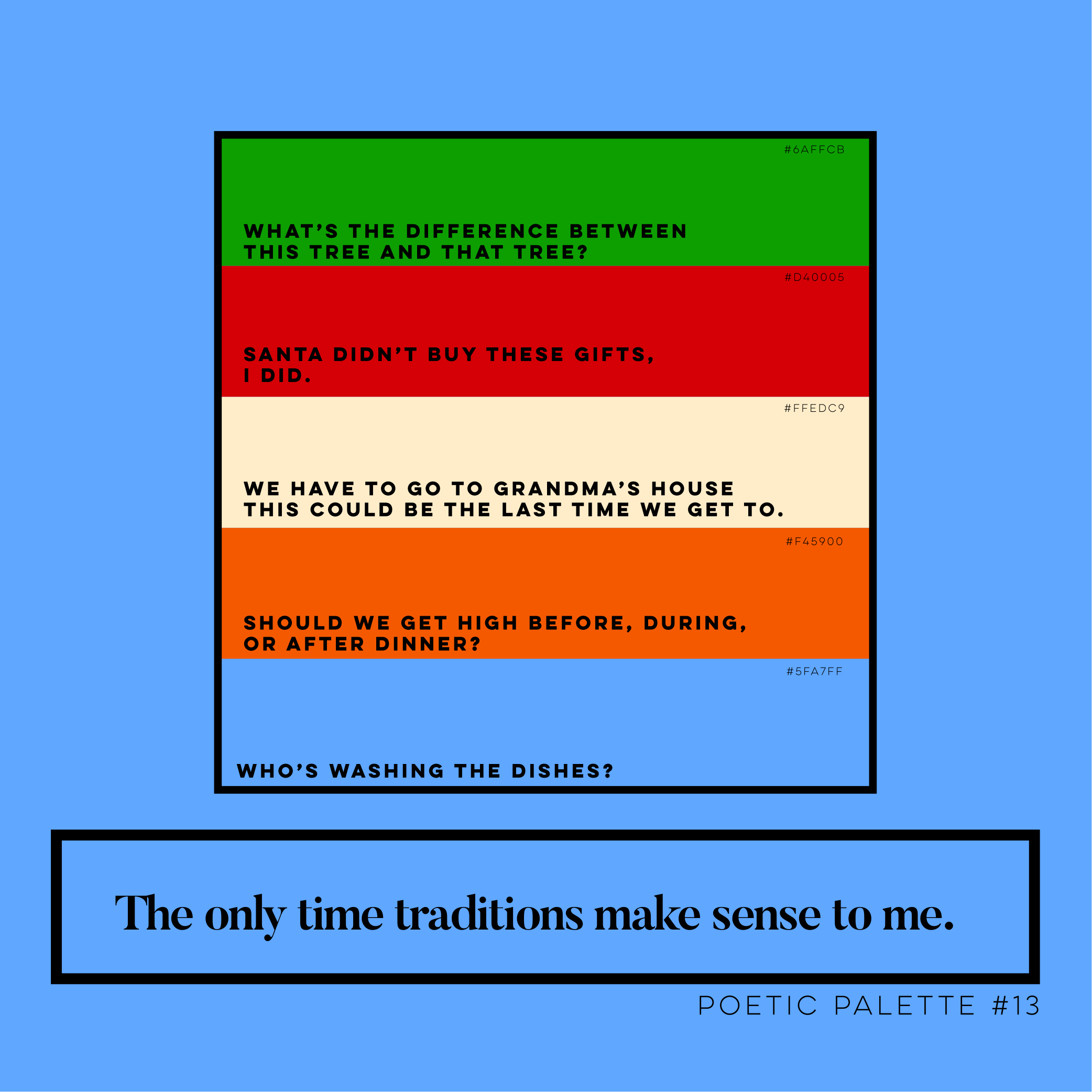 Poetic Palette #13
