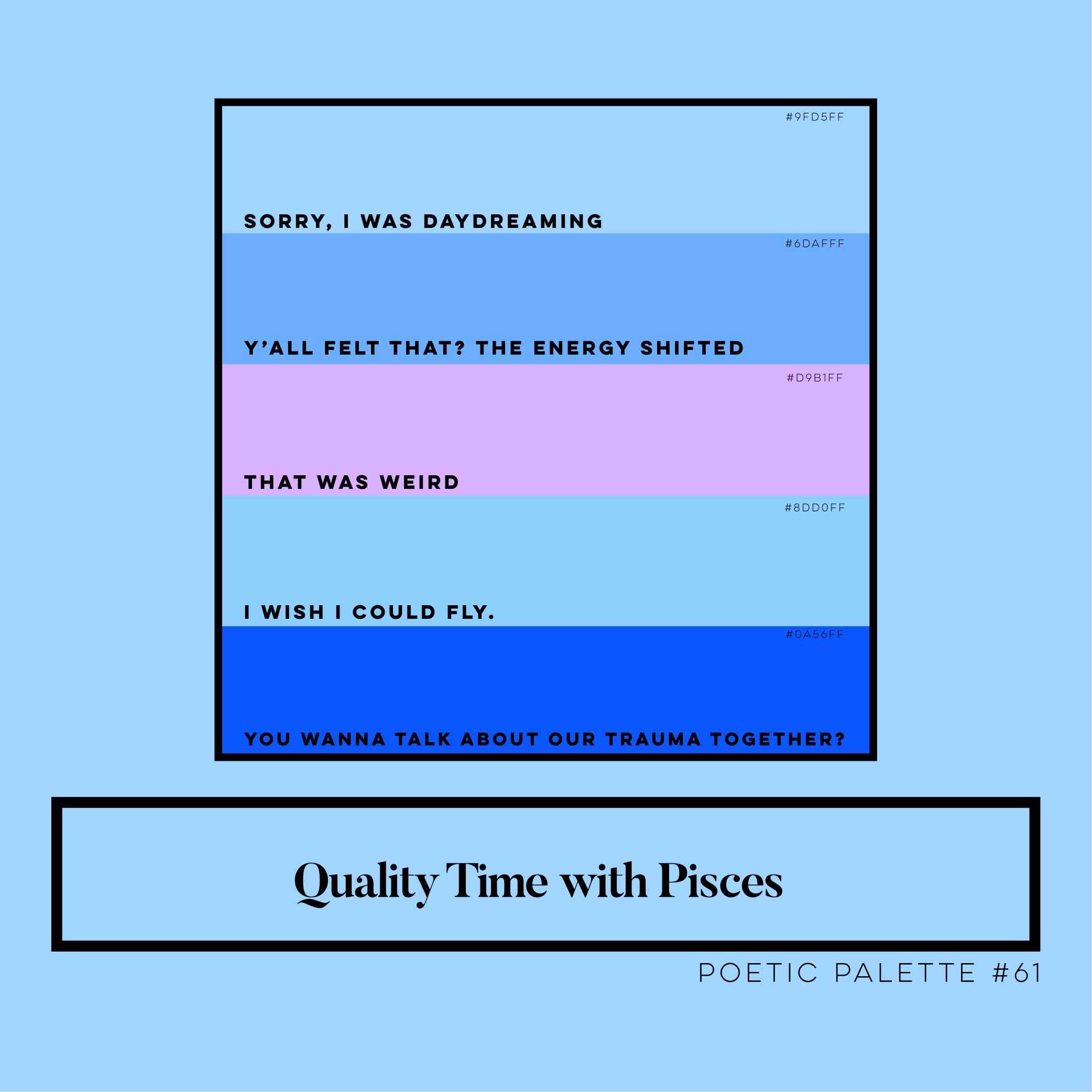 Poetic Palette #61