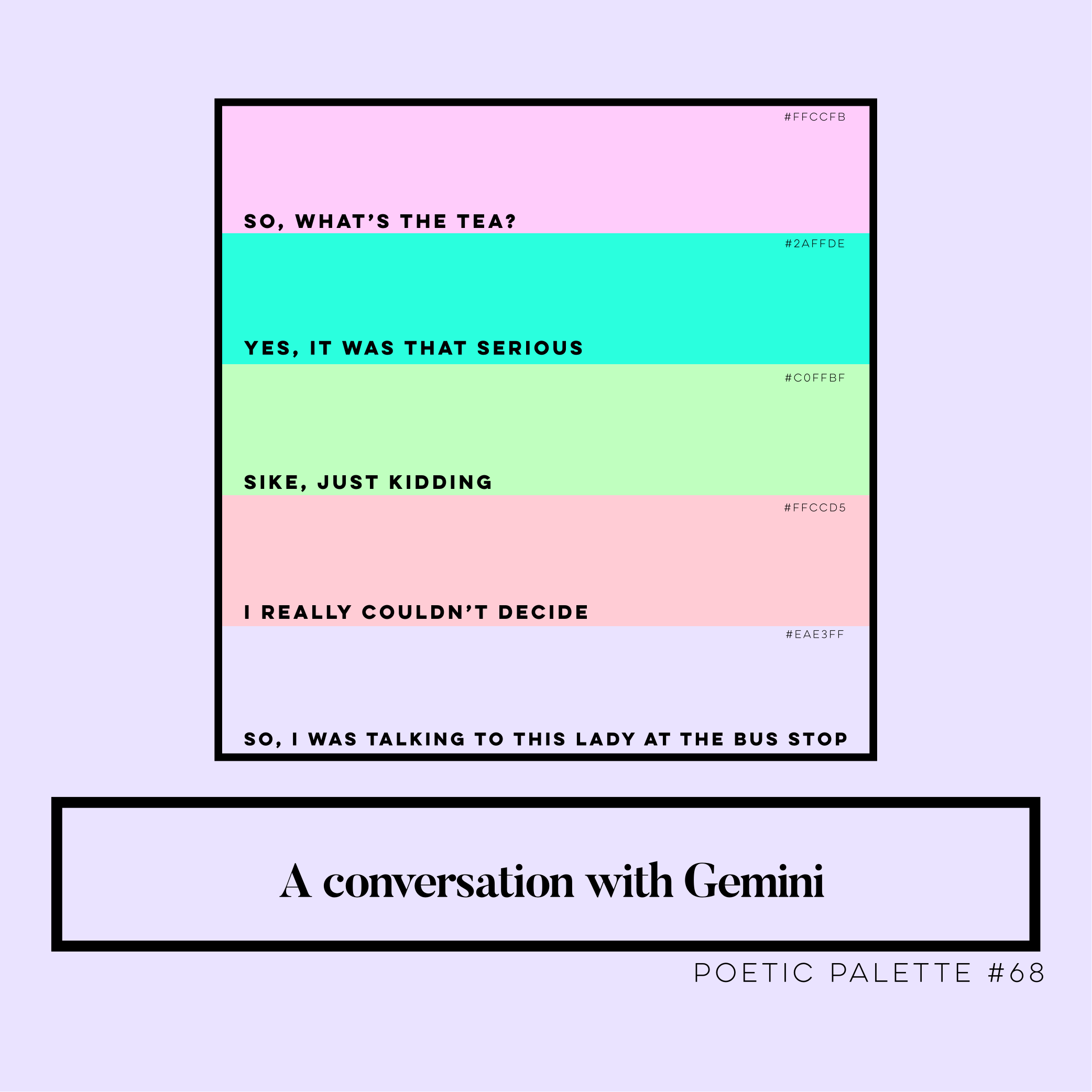 Poetic Palette #68