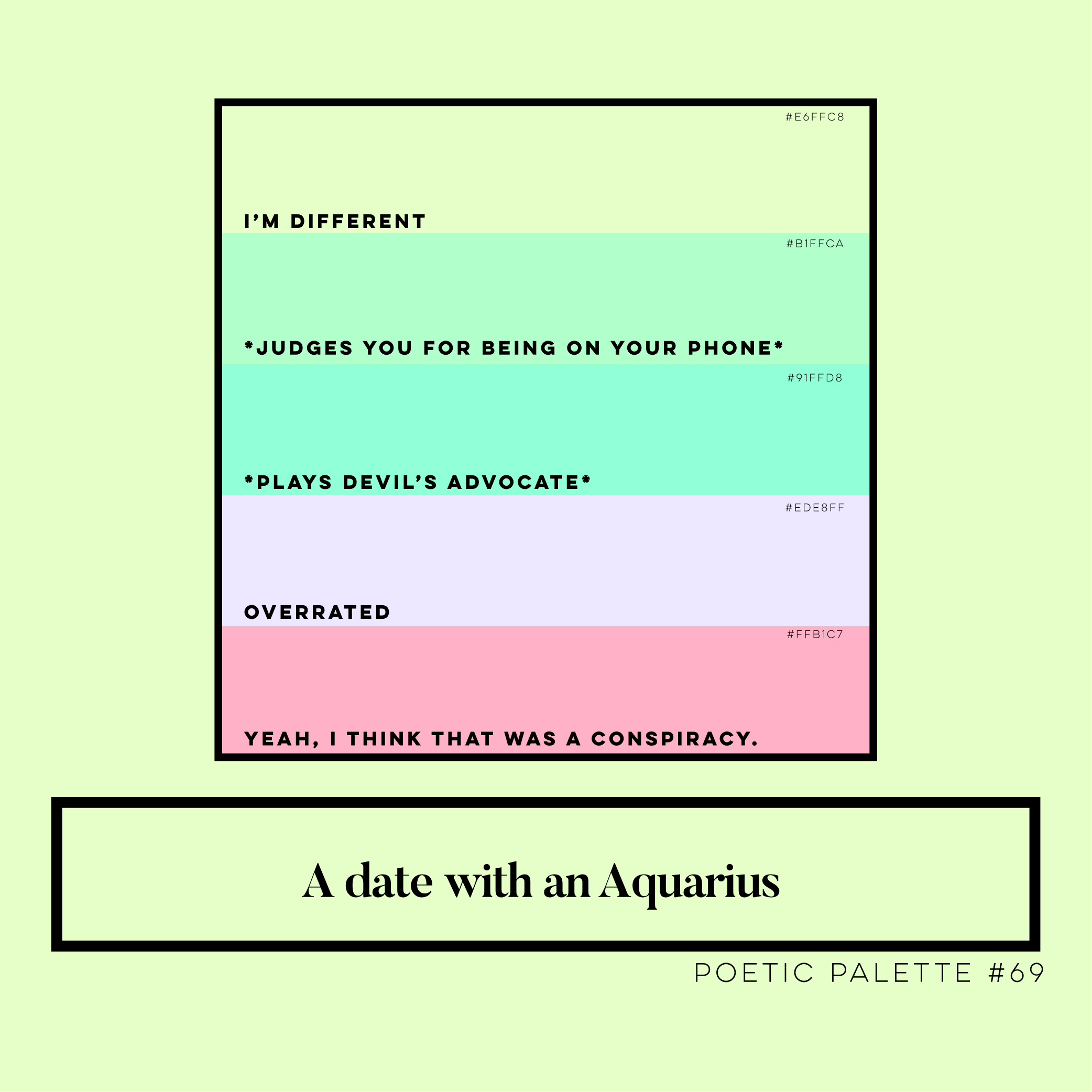 Poetic Palette #69