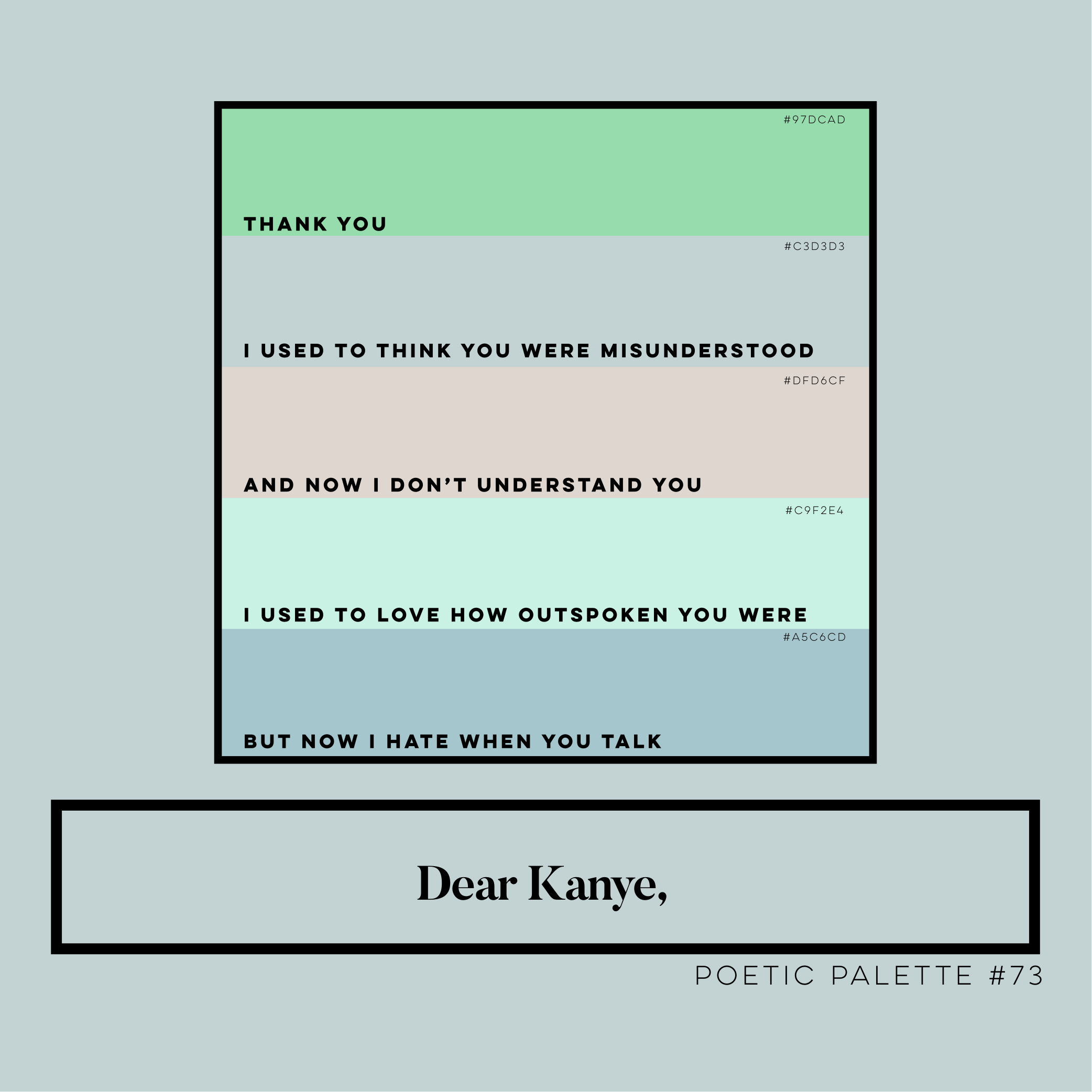 Poetic Palette #73