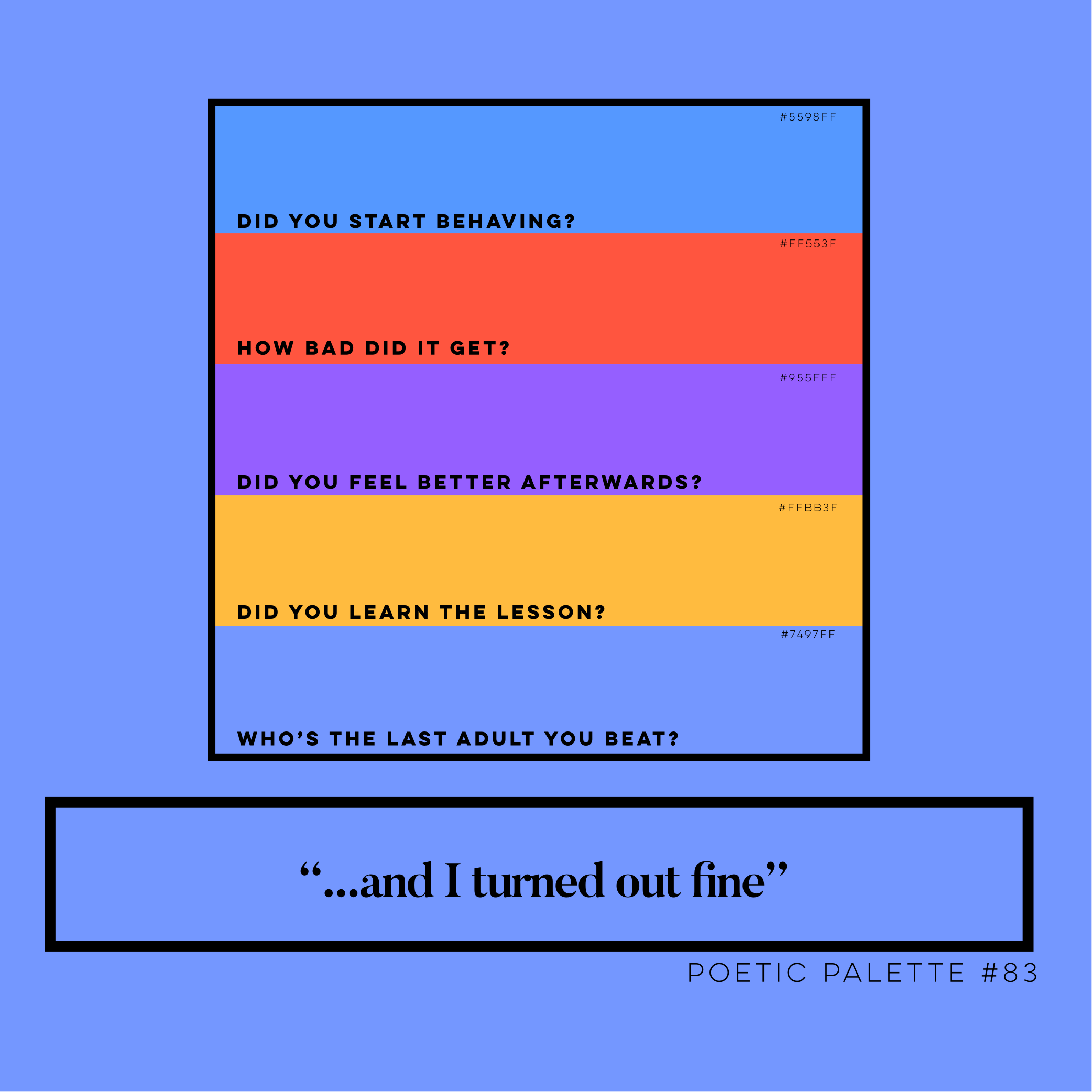 Poetic Palette #83