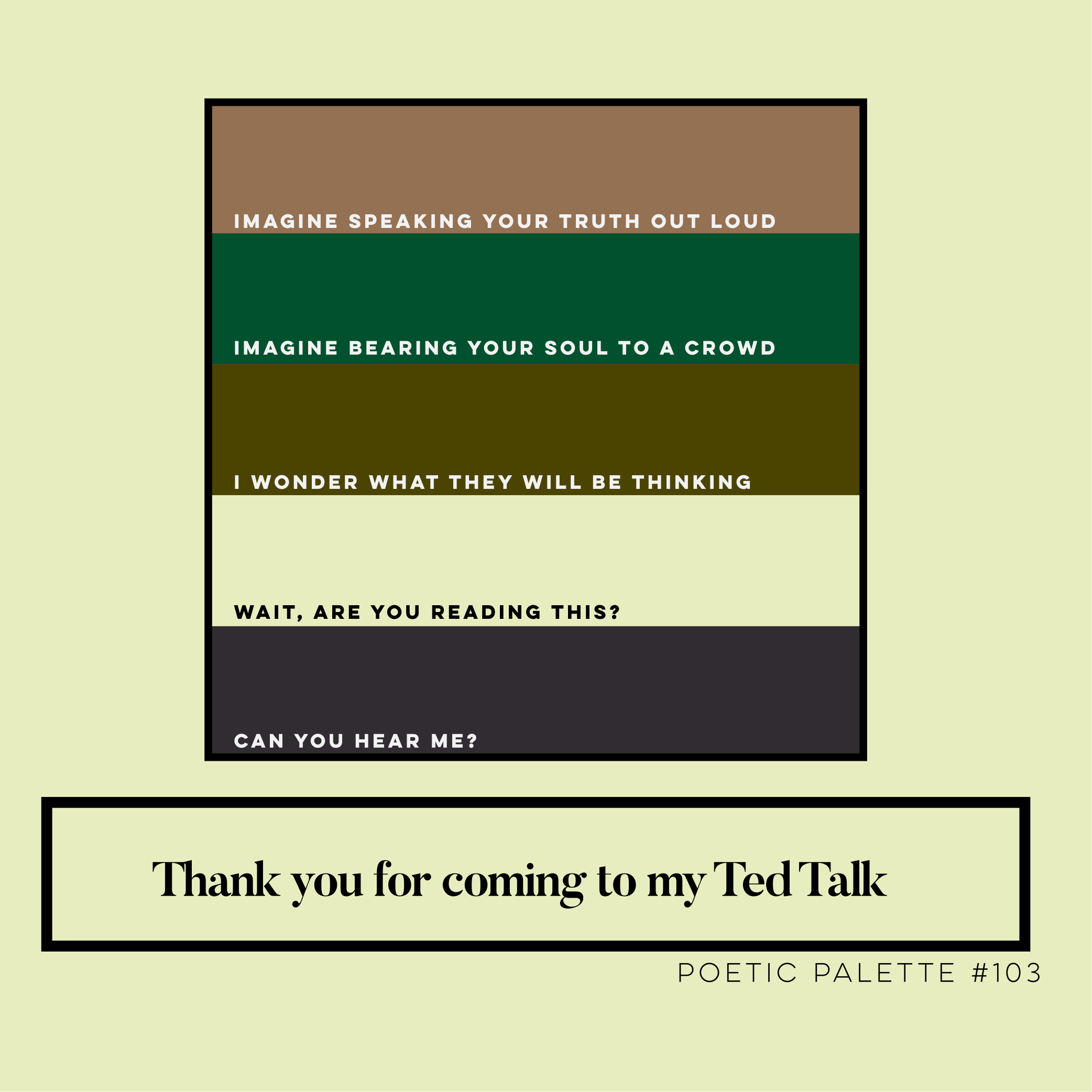 Poetic Palette #103