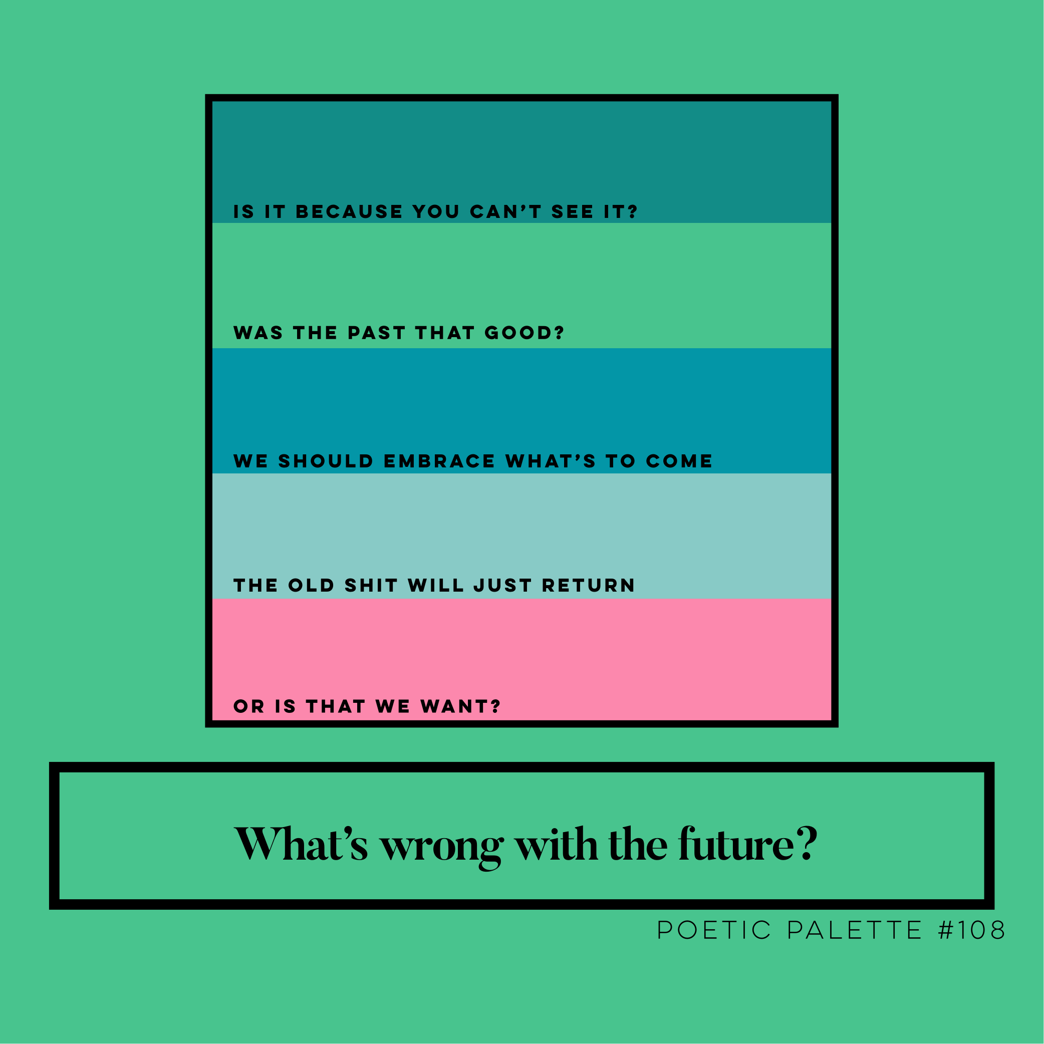 What's wrong with the future?